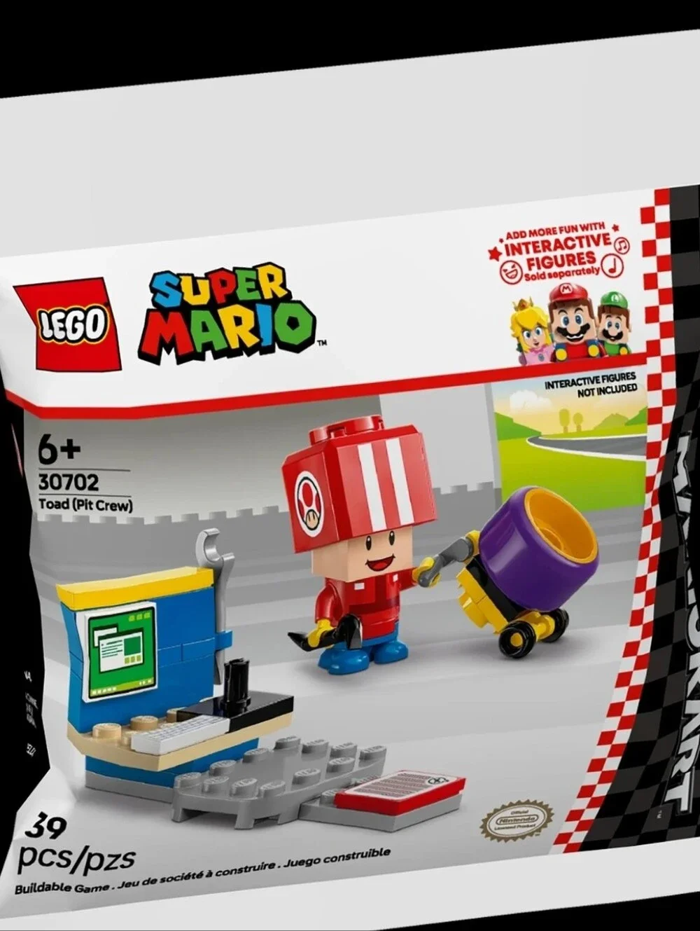 LEGO Super Mario: Mario Kart-Toad (Pit Crew) (30702)